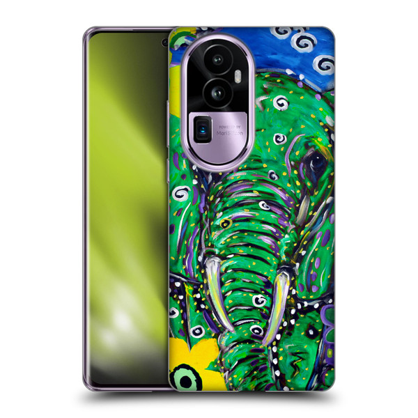 Mad Dog Art Gallery Animals Elephant Soft Gel Case for OPPO Reno10 Pro+