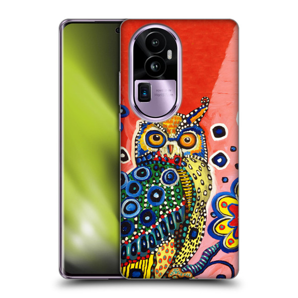 Mad Dog Art Gallery Animals Owl Soft Gel Case for OPPO Reno10 Pro+