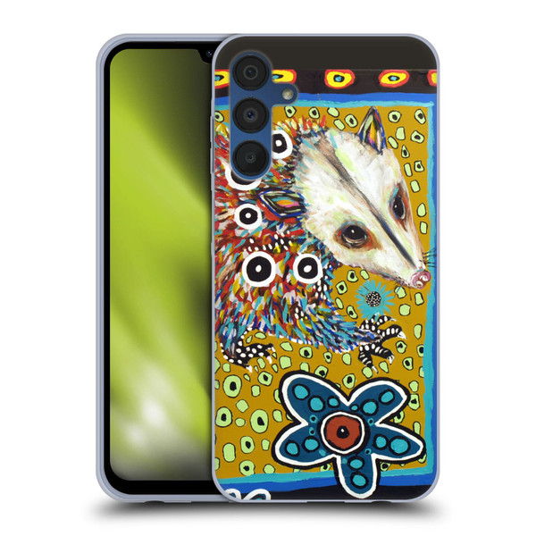 Mad Dog Art Gallery Animals Possum Soft Gel Case for Samsung Galaxy A15