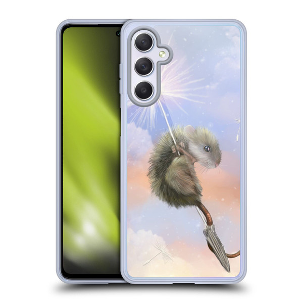 Ash Evans Animals Dandelion Mouse Soft Gel Case for Samsung Galaxy M54 5G
