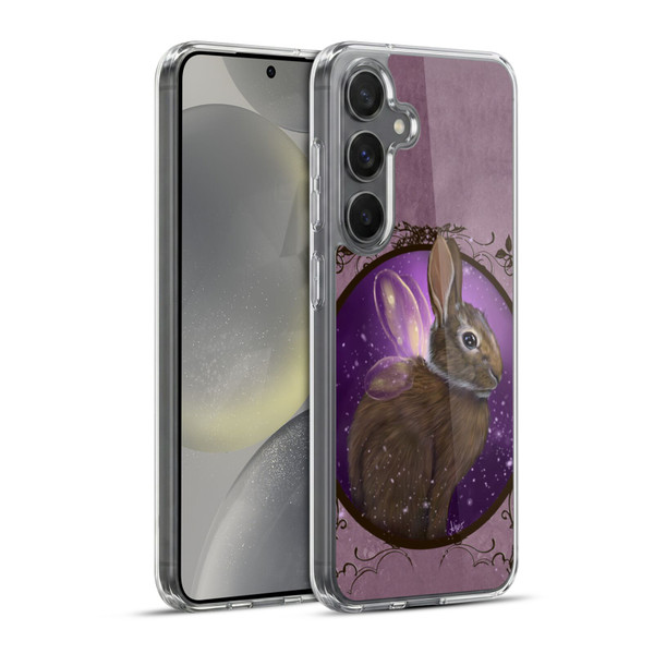 Ash Evans Animals Rabbit Soft Gel Case for Samsung Galaxy S24+ 5G & MagSafe