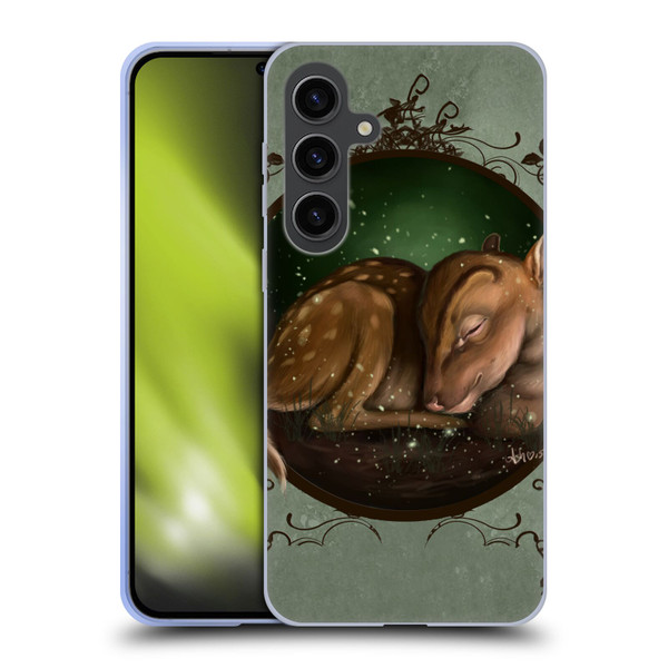 Ash Evans Animals Foundling Fawn Soft Gel Case for Samsung Galaxy S24+ 5G