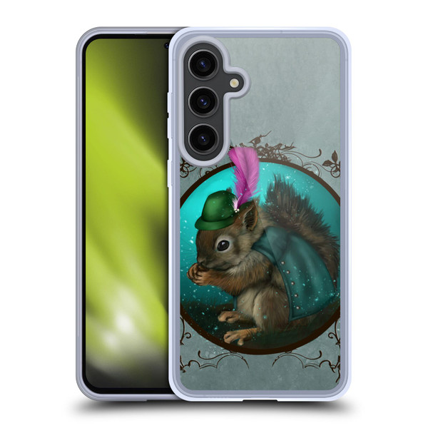 Ash Evans Animals Squirrel Soft Gel Case for Samsung Galaxy S24+ 5G
