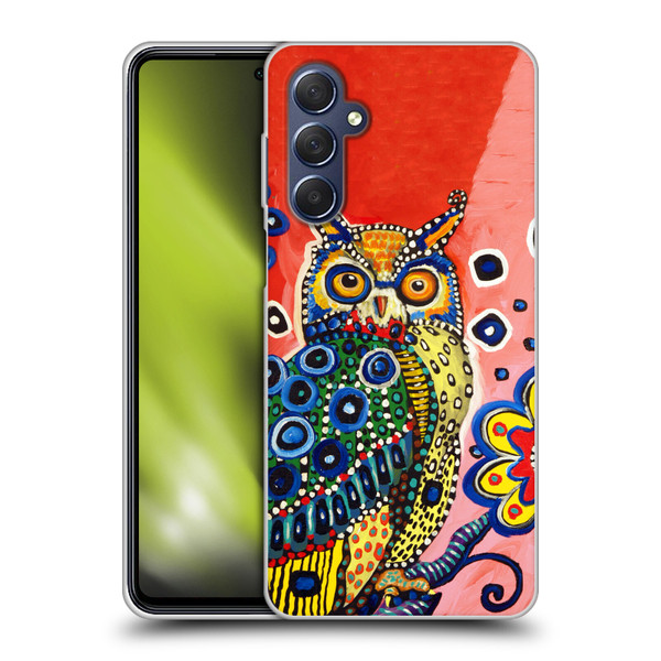 Mad Dog Art Gallery Animals Owl Soft Gel Case for Samsung Galaxy M54 5G