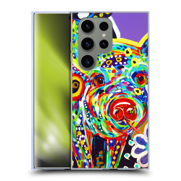 Mad Dog Art Gallery Animals Pig Soft Gel Case for Samsung Galaxy S24 Ultra 5G