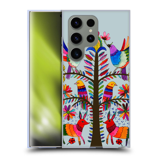 Sylvie Demers Floral Otomi Colors Soft Gel Case for Samsung Galaxy S24 Ultra 5G