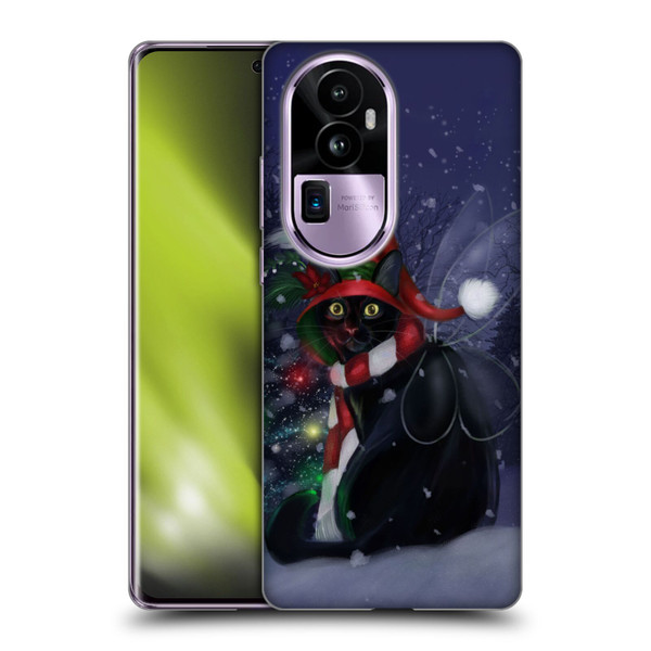Ash Evans Black Cats Yuletide Cheer Soft Gel Case for OPPO Reno10 Pro+