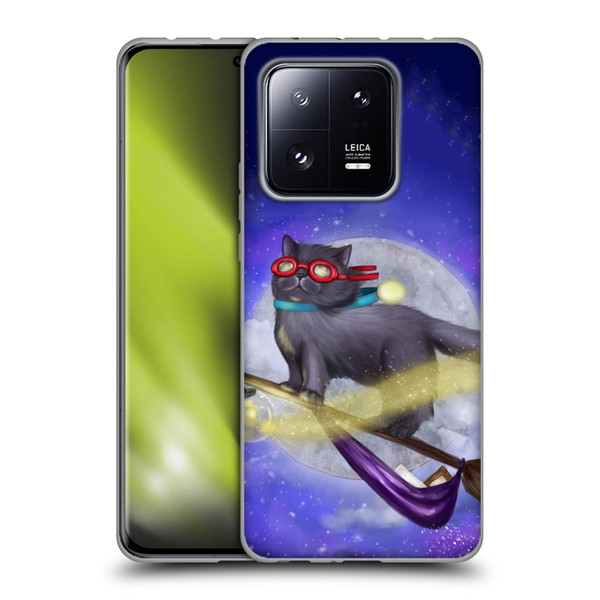 Ash Evans Black Cats Night Fly Soft Gel Case for Xiaomi 13 Pro 5G