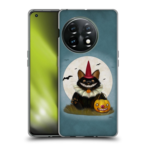 Ash Evans Black Cats 2 Halloween Cat Soft Gel Case for OnePlus 11 5G