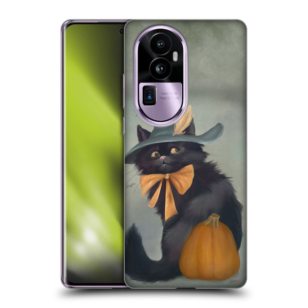 Ash Evans Black Cats 2 Halloween Pumpkin Soft Gel Case for OPPO Reno10 Pro+