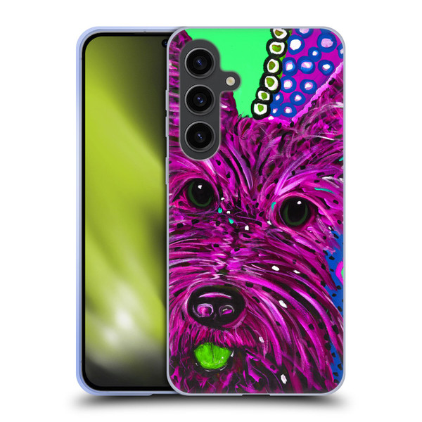 Mad Dog Art Gallery Dogs Scottie Soft Gel Case for Samsung Galaxy S24+ 5G