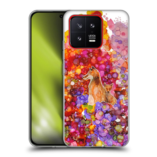 Sylvie Demers Nature Mother Fox Soft Gel Case for Xiaomi 13 5G