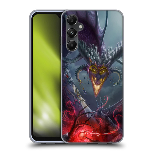 Piya Wannachaiwong Black Dragons Enchanted Soft Gel Case for Samsung Galaxy A05s