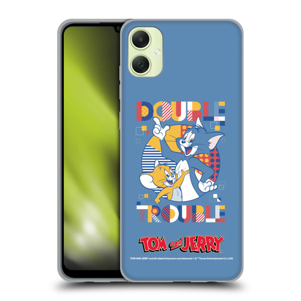 Tom and Jerry Color Blocks Double Trouble Soft Gel Case for Samsung Galaxy A05