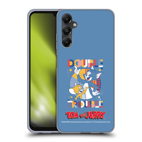 Tom and Jerry Color Blocks Double Trouble Soft Gel Case for Samsung Galaxy A05s