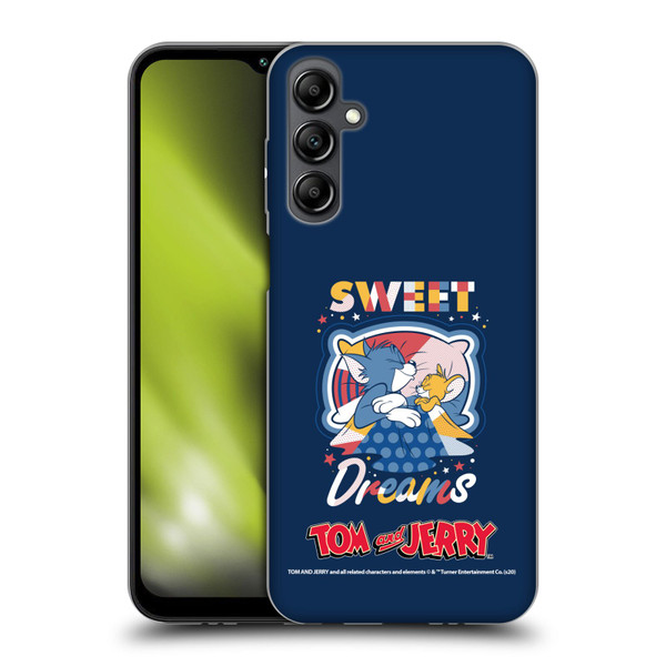 Tom and Jerry Color Blocks Sweet Dreams Soft Gel Case for Samsung Galaxy M14 5G