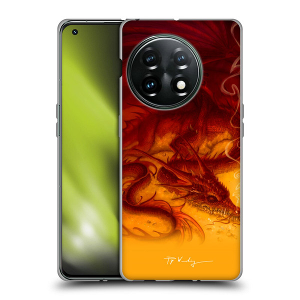 Piya Wannachaiwong Dragons Of Fire Treasure Soft Gel Case for OnePlus 11 5G