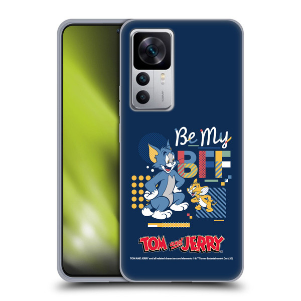 Tom and Jerry Color Blocks Be My Bff Soft Gel Case for Xiaomi 12T 5G / 12T Pro 5G / Redmi K50 Ultra 5G