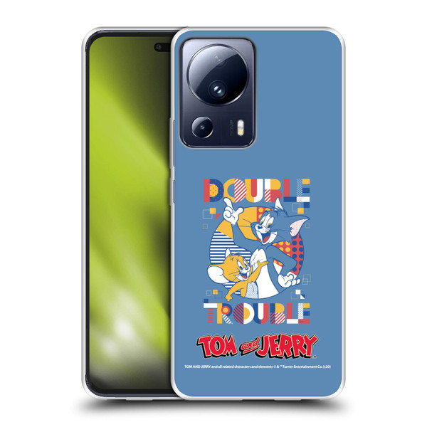 Tom and Jerry Color Blocks Double Trouble Soft Gel Case for Xiaomi 13 Lite 5G