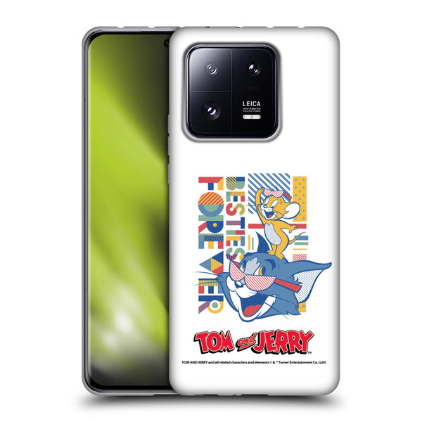 Tom and Jerry Color Blocks Besties Forever Soft Gel Case for Xiaomi 13 Pro 5G