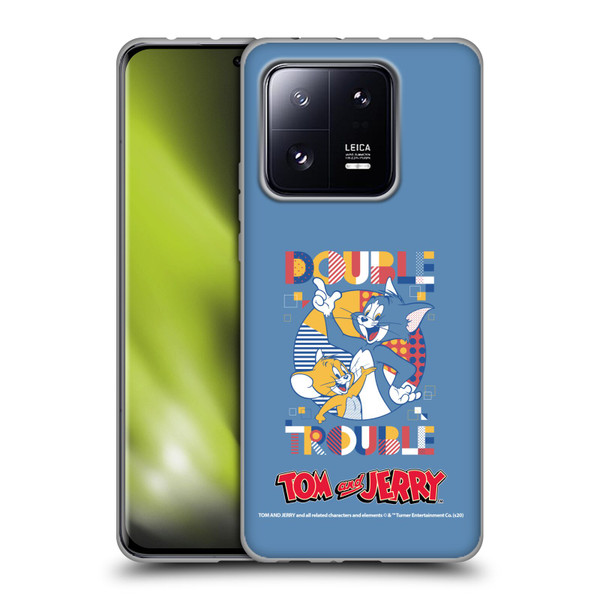 Tom and Jerry Color Blocks Double Trouble Soft Gel Case for Xiaomi 13 Pro 5G