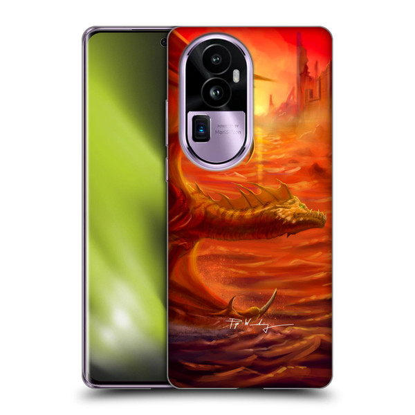 Piya Wannachaiwong Dragons Of Fire Lakeside Soft Gel Case for OPPO Reno10 Pro+