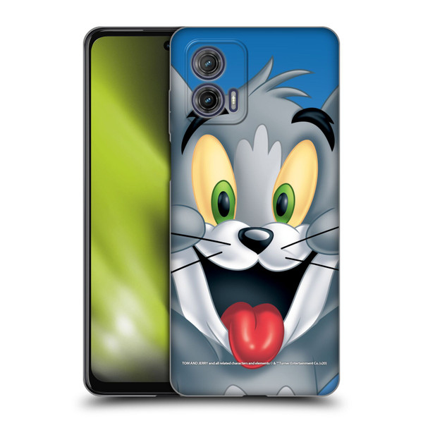 Tom and Jerry Full Face Tom Soft Gel Case for Motorola Moto G73 5G