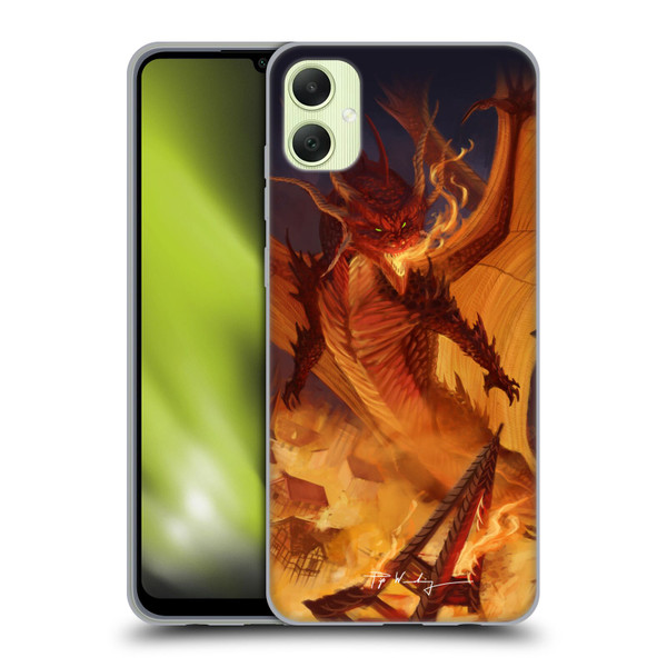 Piya Wannachaiwong Dragons Of Fire Dragonfire Soft Gel Case for Samsung Galaxy A05