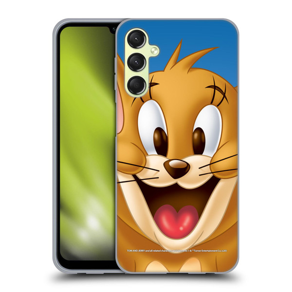 Tom and Jerry Full Face Jerry Soft Gel Case for Samsung Galaxy A24 4G / Galaxy M34 5G