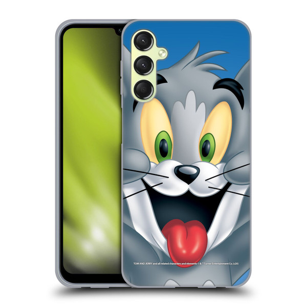 Tom and Jerry Full Face Tom Soft Gel Case for Samsung Galaxy A24 4G / Galaxy M34 5G
