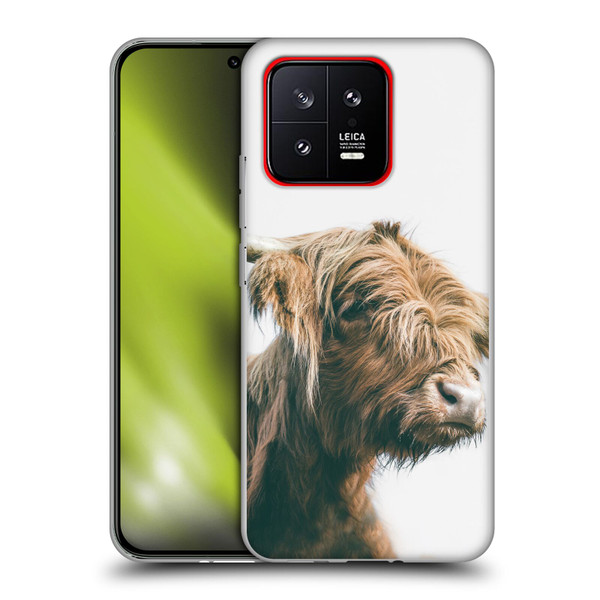 Patrik Lovrin Animal Portraits Majestic Highland Cow Soft Gel Case for Xiaomi 13 5G