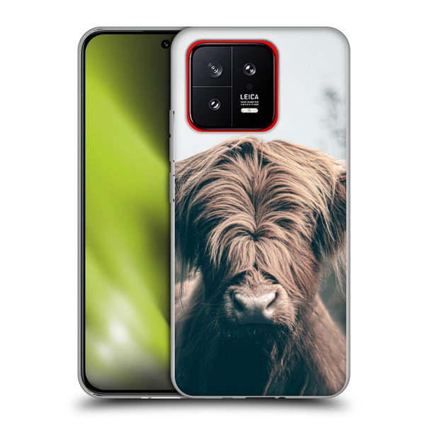 Patrik Lovrin Animal Portraits Highland Cow Soft Gel Case for Xiaomi 13 5G