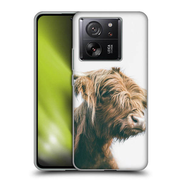 Patrik Lovrin Animal Portraits Majestic Highland Cow Soft Gel Case for Xiaomi 13T 5G / 13T Pro 5G