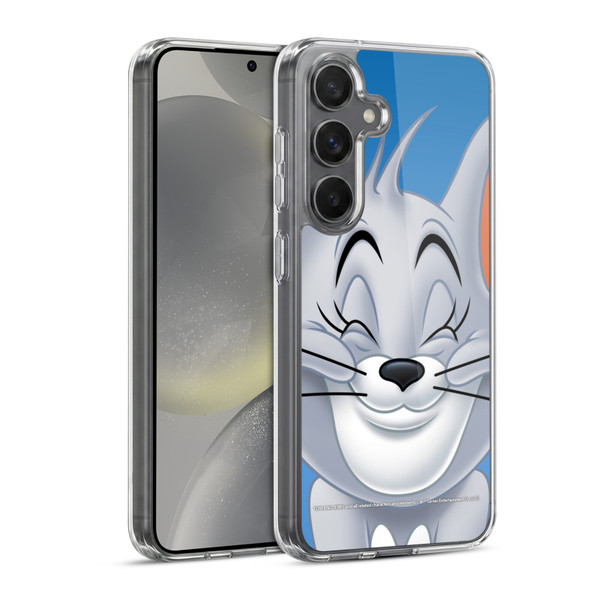 Tom and Jerry Full Face Nibbles Soft Gel Case for Samsung Galaxy S24 5G & MagSafe