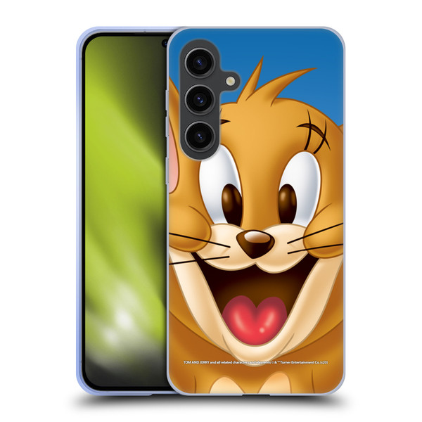 Tom and Jerry Full Face Jerry Soft Gel Case for Samsung Galaxy S24+ 5G