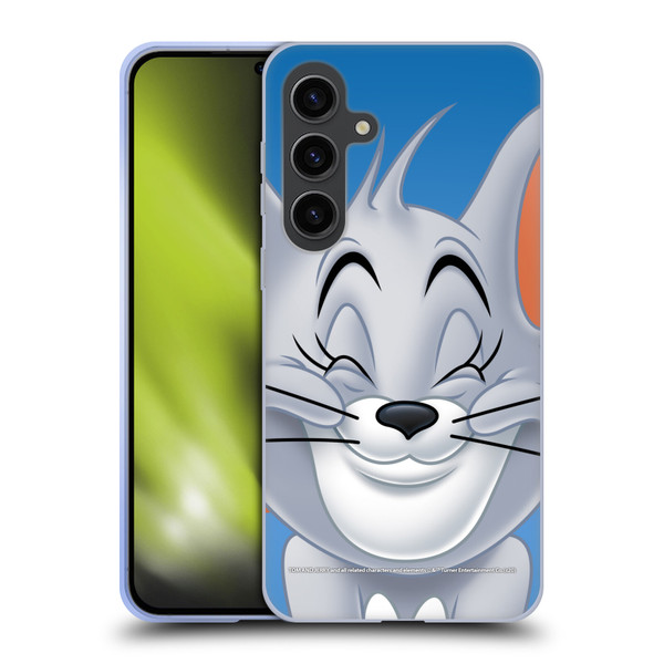 Tom and Jerry Full Face Nibbles Soft Gel Case for Samsung Galaxy S24+ 5G