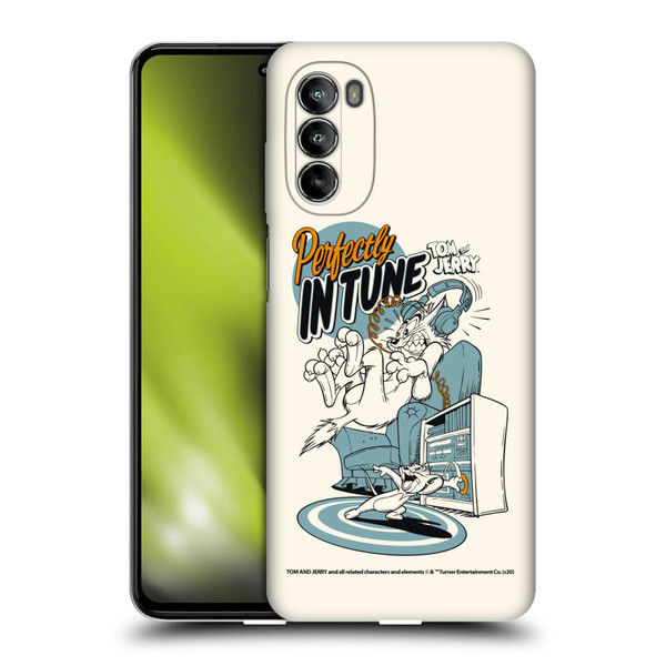 Tom and Jerry Illustration Perfectly In Tune Soft Gel Case for Motorola Moto G82 5G