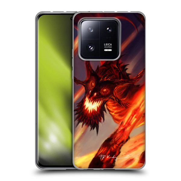 Piya Wannachaiwong Dragons Of Fire Soar Soft Gel Case for Xiaomi 13 Pro 5G