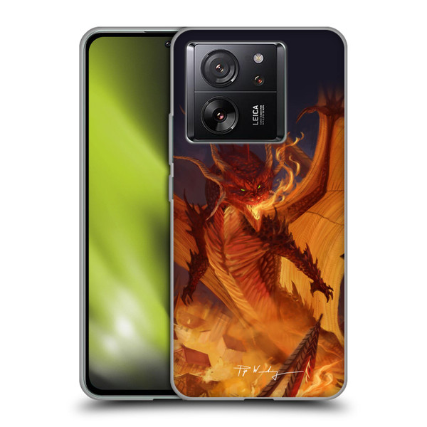 Piya Wannachaiwong Dragons Of Fire Dragonfire Soft Gel Case for Xiaomi 13T 5G / 13T Pro 5G