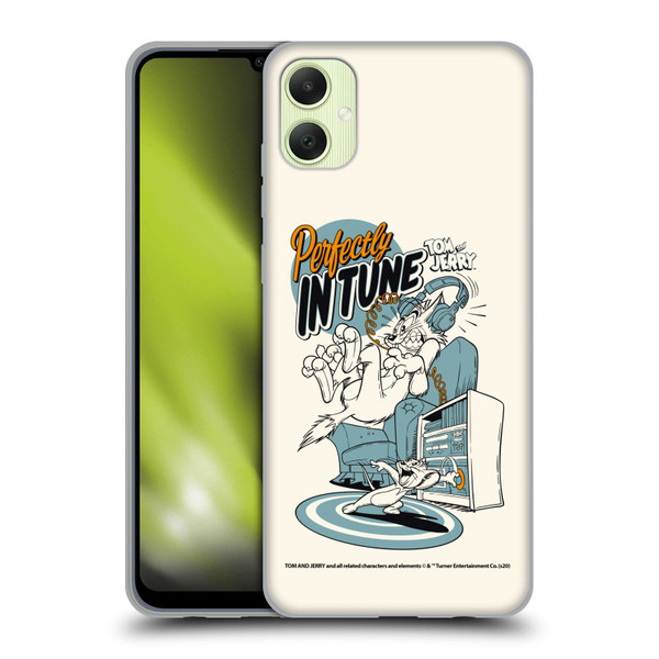 Tom and Jerry Illustration Perfectly In Tune Soft Gel Case for Samsung Galaxy A05