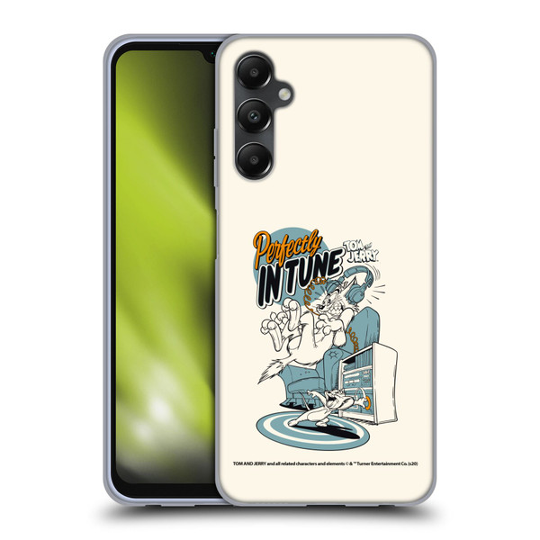 Tom and Jerry Illustration Perfectly In Tune Soft Gel Case for Samsung Galaxy A05s