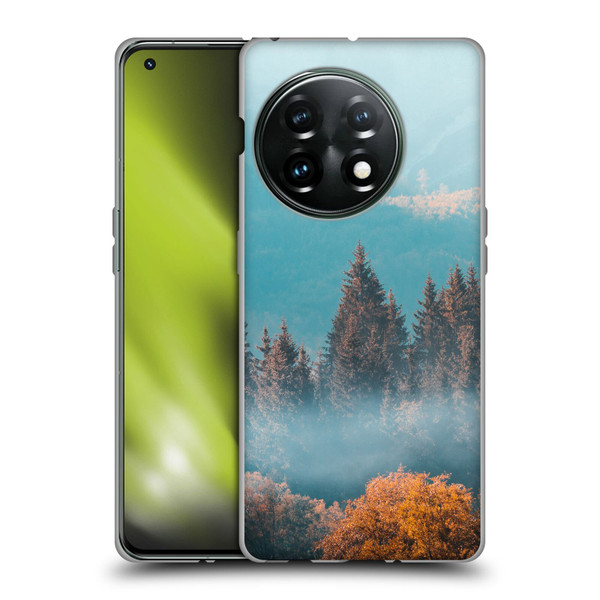 Patrik Lovrin Magical Foggy Landscape Autumn Forest Soft Gel Case for OnePlus 11 5G