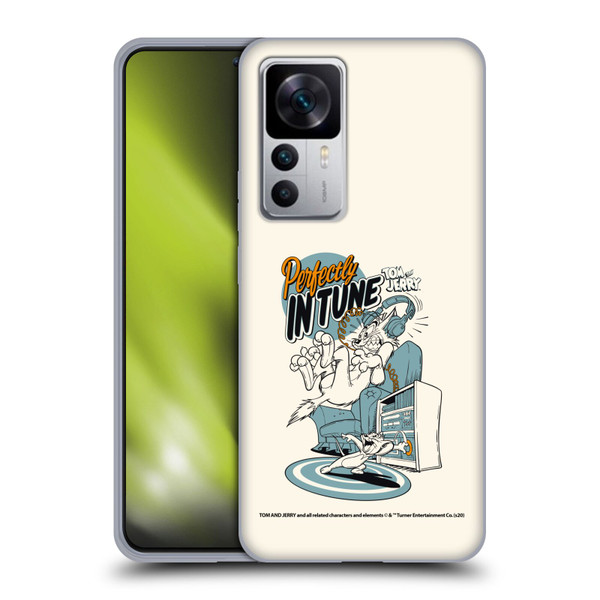 Tom and Jerry Illustration Perfectly In Tune Soft Gel Case for Xiaomi 12T 5G / 12T Pro 5G / Redmi K50 Ultra 5G
