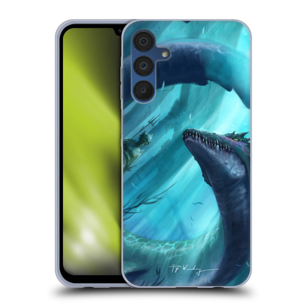 Piya Wannachaiwong Dragons Of Sea And Storms Dragon Of Atlantis Soft Gel Case for Samsung Galaxy A15