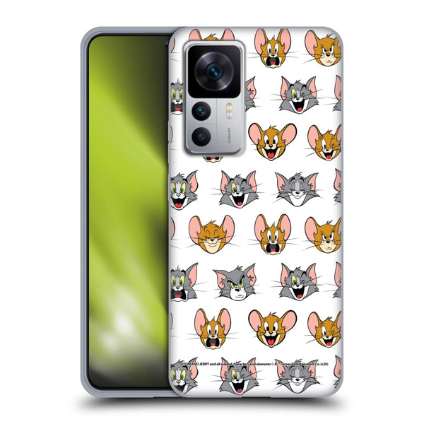 Tom and Jerry Patterns Expressions Soft Gel Case for Xiaomi 12T 5G / 12T Pro 5G / Redmi K50 Ultra 5G