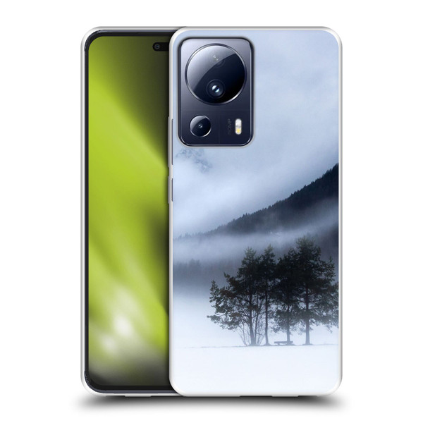 Patrik Lovrin Magical Foggy Landscape Fog, Mountains And A Tree Soft Gel Case for Xiaomi 13 Lite 5G