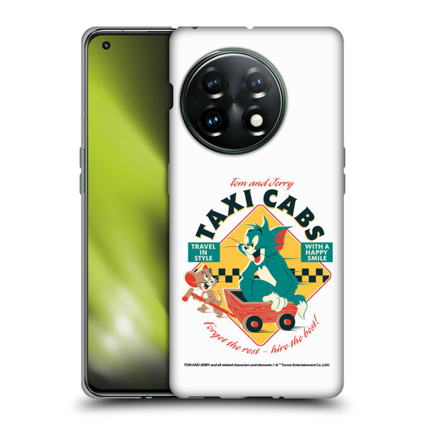 Tom and Jerry Retro Taxi Cabs Soft Gel Case for OnePlus 11 5G