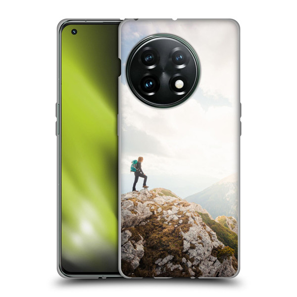 Patrik Lovrin Wanderlust Mountain Wanderer Soft Gel Case for OnePlus 11 5G