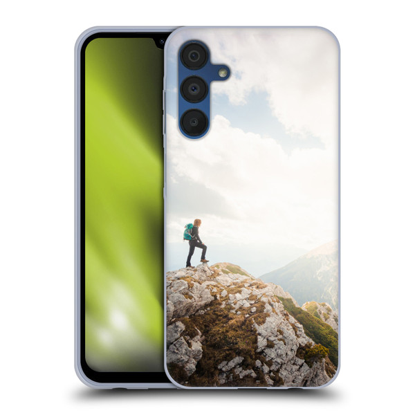 Patrik Lovrin Wanderlust Mountain Wanderer Soft Gel Case for Samsung Galaxy A15