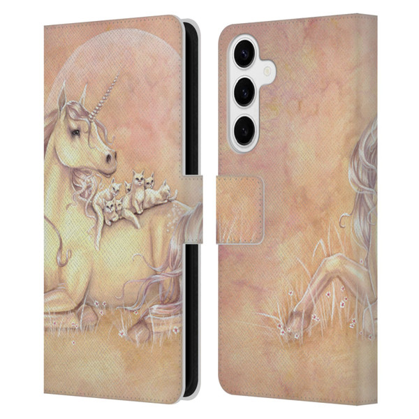 Selina Fenech Unicorns Purrfect Friends Leather Book Wallet Case Cover For Samsung Galaxy S24+ 5G